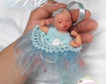 Mini Lise baby reborn silicone creates handmade