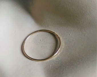 9 ct gold "skinny" ring lightly textured to catch the light 2 available.......sizes 9 1/4....S 1/4 and 5 1/4.....K