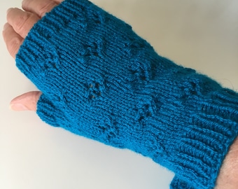 Fingerless Mittens, Knitted Fingerless Mittens, Fingerless Gloves, Knitted Gloves