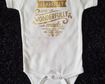 Christian baby gift, baby bodysuit with scripture, baby tshirt with bible verse, new baby, trendy baby clothes, unisex baby clothes