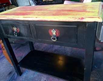 Vintage Furniture, Distressed Furniture, Upcycled Furniture, Painted Furniture, Repurposed Furniture, Console Table, Reclaimed Furniture