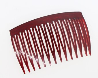6 Pcs - Blank Plastic Hair Combs 7x4cm
