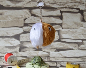 Bob the Mini Monster fur keyring