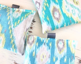 Handmade Lavender Sachet Set, Cotton Fabric Sachets, Dried Lavender Sachet