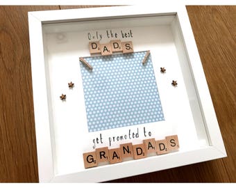 Father's Day present, gift for fathers, dads lresent, grandad present, gift to grandad, gift for new grandad, pregnancy announcement