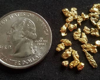 GOLD RUSH! (1) Authentic Alaskan Yukon Gold Nugget / Genuine Natural Ore Bullion
