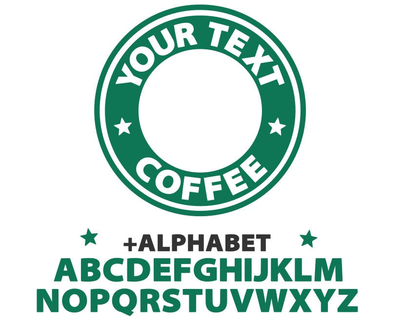 Starbucks svg starbucks custom logo template svg coffee svg