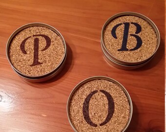 Rustic Mason Jar Coasters