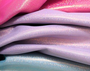 Italian leather, suede with stardust iridescent effect in 3 different tones A3017-MT La Garzarara