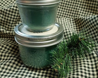 Candle jar mason - balsam fir