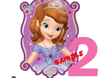 Personalized Sofia the First Birthday Shirt Add Name & AGE GIFT FAVORS, Birthday Shirt