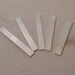18 gauge aluminum rectangle tag blanks 1/4 inch by 2 1/2 inch - 10 pc