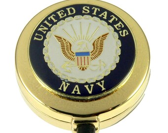 US Navy Military Armed Forces Retractable Security ID Card Holder Badge Reel