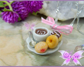 Donut necklace / Kawaii Necklace