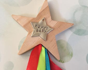 Star wand with a personalize message