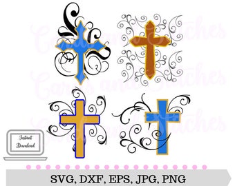 Free Free 332 Fancy Cross Svg Free SVG PNG EPS DXF File