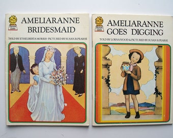 Ameliaranne Bridesmaid and Ameliaranne Goes Digging Picture Lions 1970s