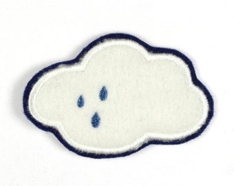 Patch cloud rain cloud 8,5 x 5,5cm