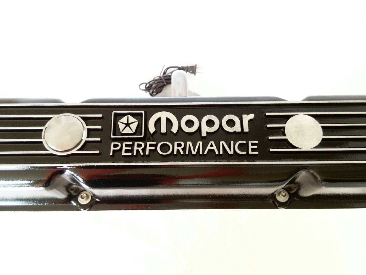 Mopar Valve Cover Lamp / Desk Garage Engine Car Part