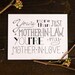Mother In Law Card, Mother's Day Card, Awesome Mother-In-Law Card, Greeting Card, Mom In Law Card, Blank Card
