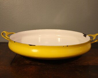 Large Vintage Dansk Kobenstyle Paella Pan, Buffet Server