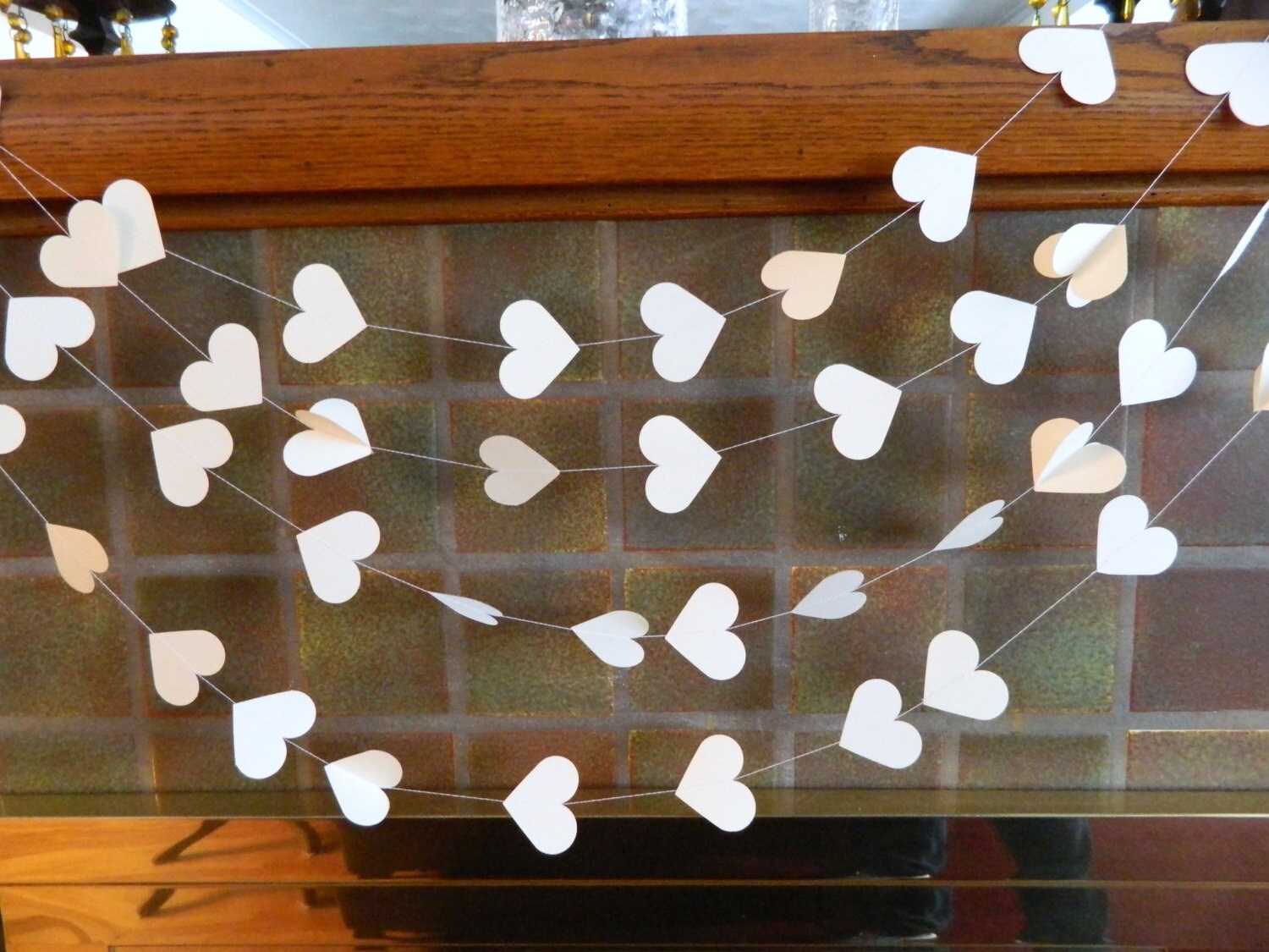 Wedding Heart Garland DIY Curtain Backdrop Wedding Heart Garland DIY Curtain Backdrop