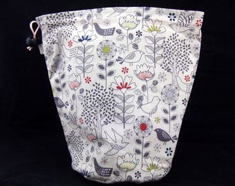 Regular size only. Doodles project bag