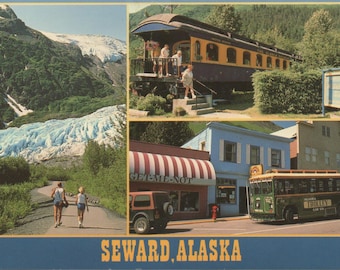 Seward, Alaska, 1 Used Postcard, 1993, good shape