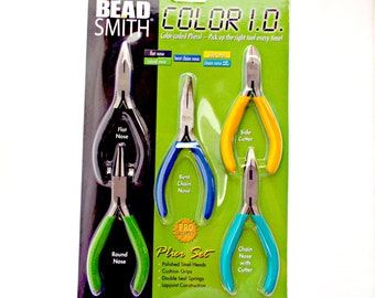 5 Pc Tool Kit, Jewelry Plier Set, Plier Tool Kit, Set of 5 Pliers, Bent Chain, Chain Nose, Round Nose, Jewelry Making Set, UK Seller