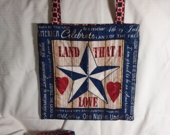 Americana tote - Land that I Love