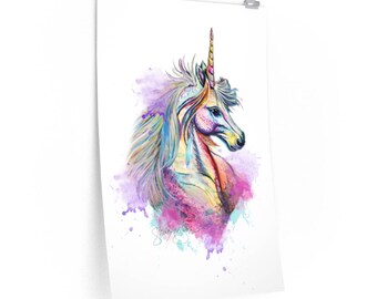 Unicorn Poster Unicorn Print