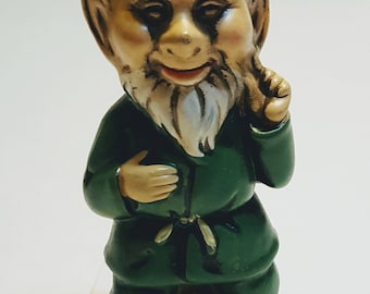 Vintage gnome elf figurine 5” tall Japan made