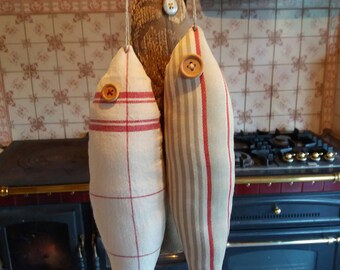 Set of 3 decorative fish fabric