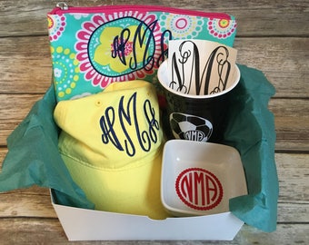 Monogram Surprise Box, Surprise Monogram Box, Monogram Mystery Box, Personalized Gift Box