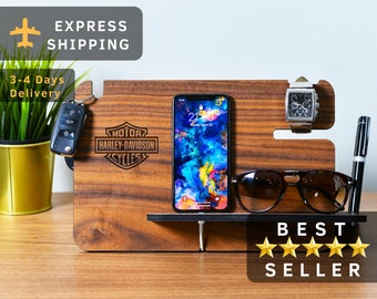 Harley Davidson Docking Station / Harley Davidson Fans / gift / gift for Harley Davidson