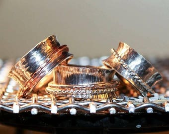 Sterling Silver Spinner Ring