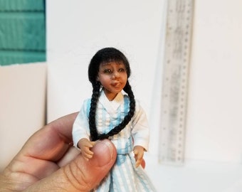 ooak 1/12 scale miniature art doll