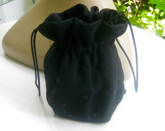 very old silk purse m. Glasperlchen