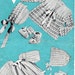 PDF Bestway 2497 Vintage Baby Knitting Pattern, 0-6 months, 3 ply yarn, Instant Download, Matinee Coat Bonnets Bootees Dress Reformatted