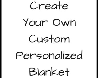 Custom Baby Blanket Personalized Baby Gift Personalized Blanket Personalized Baby Shower Gift Toddler Blanket Name Blanket Monogram Blanket