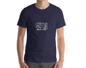 Christian shirt, without Jesus I am nothing T shirt, religious shirt, Short-Sleeve Unisex T-Shirt
