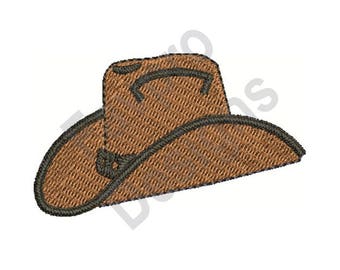 Cowboy Hat Machine Embroidery Design Country Western