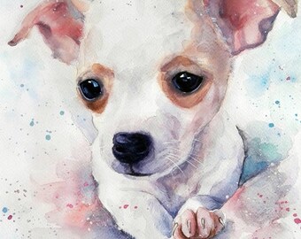 Christmas gifts for her Custom Dog portrait Custom Dog Painting Custom Pet portrait Watercolor Painting Original Painting Labrador portrait