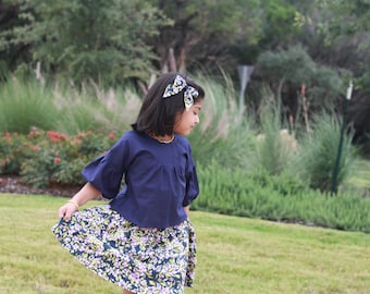 Storybook: Dress and top with pin tucks pdf pattern sizes 1/2-12