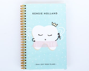Lilac Planner - Princess Prophy - Dental and Dental Hygiene Assistant Student Planner - Lilac Paper