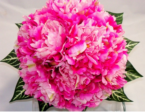 Bridal Raspberry Sherbert Peony Bouquet