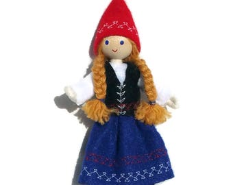Christmas Elf - Scandinavian Elf - Bendy Doll - Kindness Tradition - Caring Elves - Christmas Elves - Norwegian - Swedish - Danish