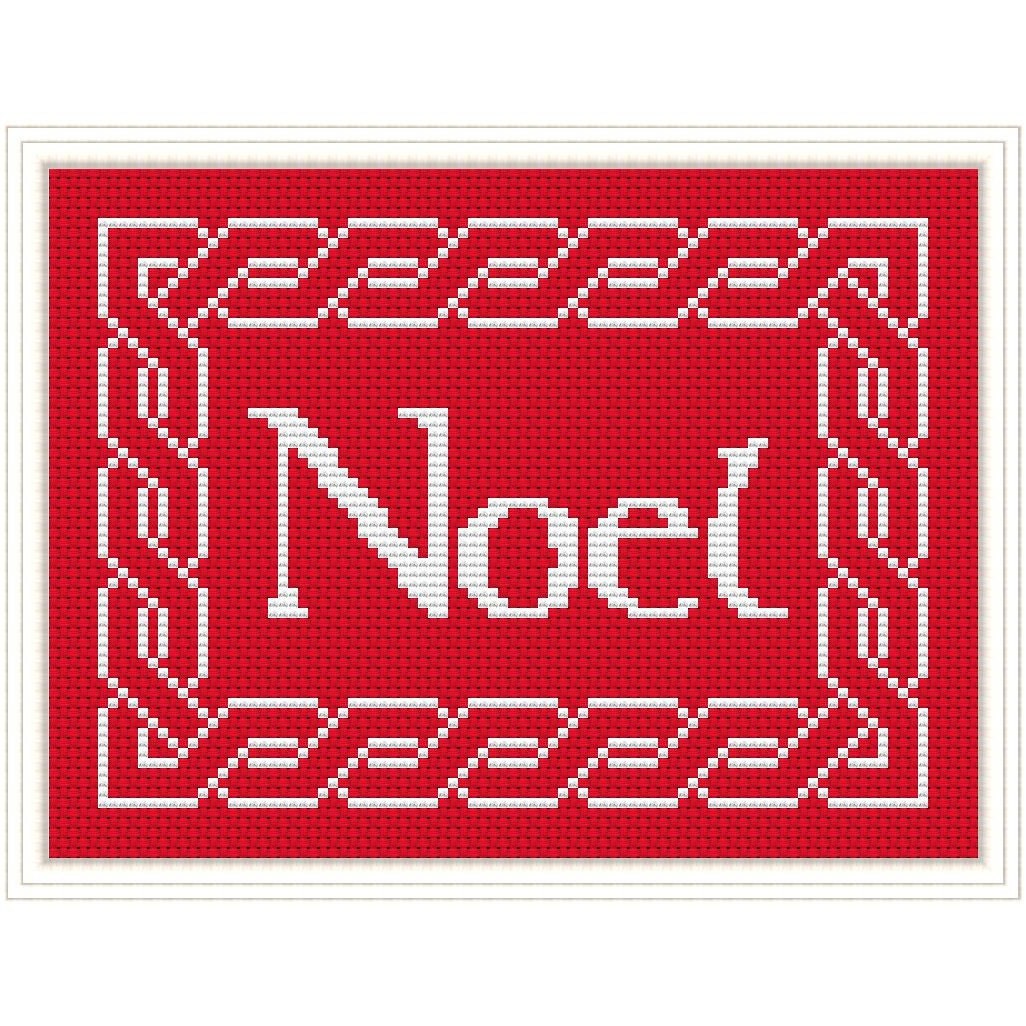 Celtic Noel Cross Stitch PDF Chart Pattern