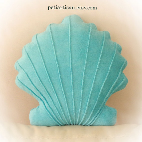 Scallop Shell Shaped Pillow Seashell Pillow Toy Pillow 3D