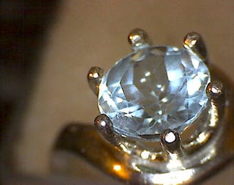 Stunning Colorado Blue Topaz Ring